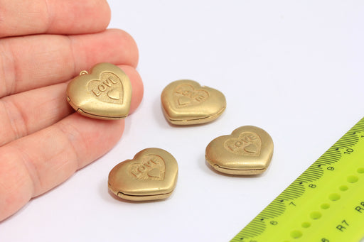 Brass Heart Locket Pendant