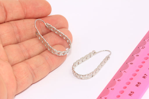 Chain Link Teardrop Earrings