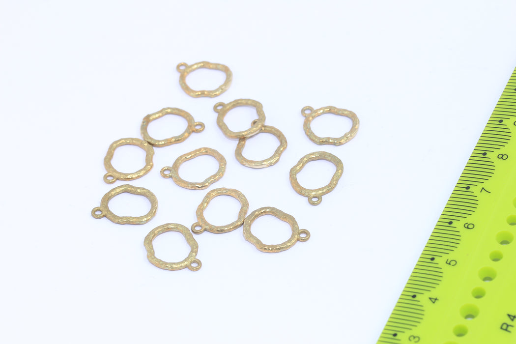 Brass Oval Charms
