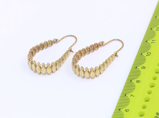 Drop Earrings, Filigree Teardrop Earrings