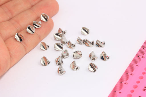 Silver Plated Bracelet Beads