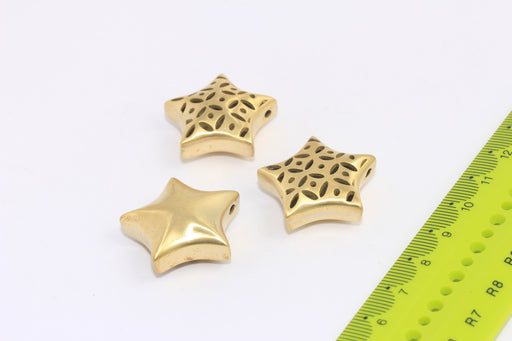 Brass Star Charms