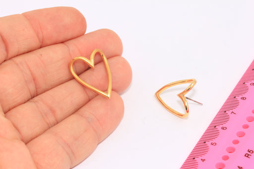 Heart Stud Earrings
