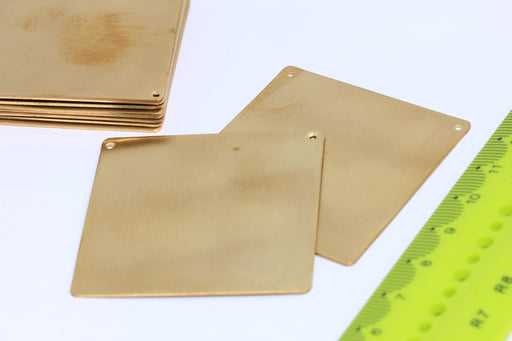 Brass Square Charms