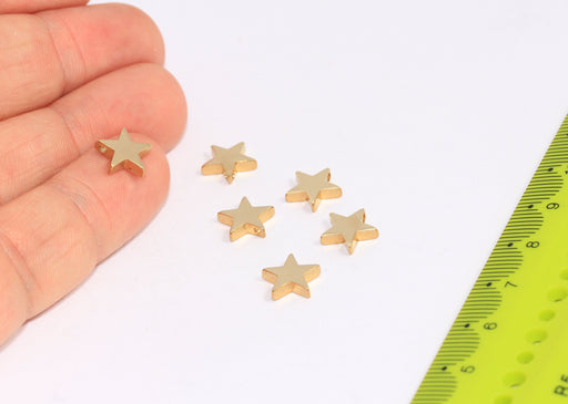 Brass Star Beads