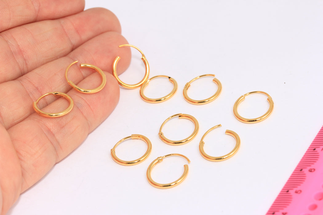 Small Gold Hoops,