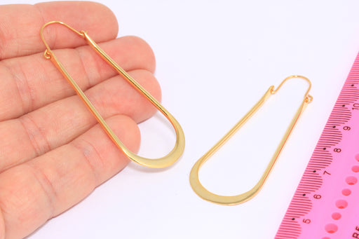 Hoop Earrings, Teardrop Hoop Earrings