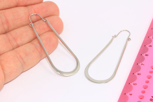 Hoop Earrings, Teardrop Hoop Earrings