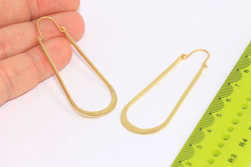 Teardrop Hoop Earrings