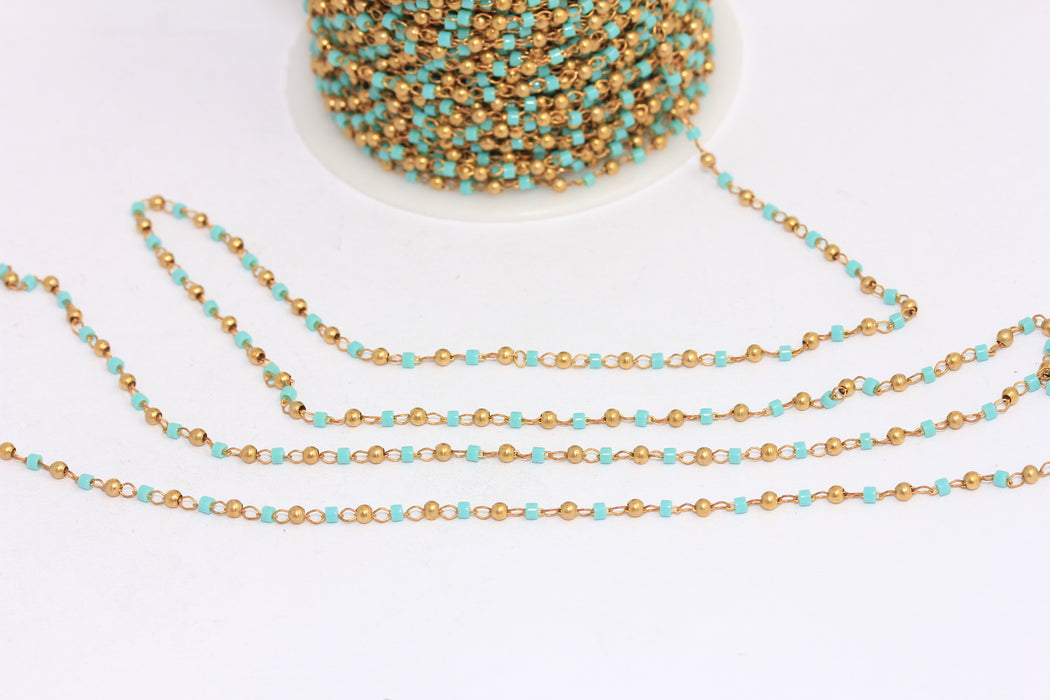 Raw Brass Ball Chains