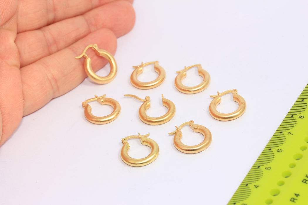 Small Lever Back Hoops