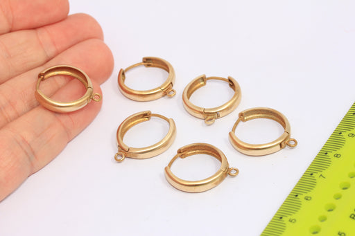 Lever Back Earrings With Loop