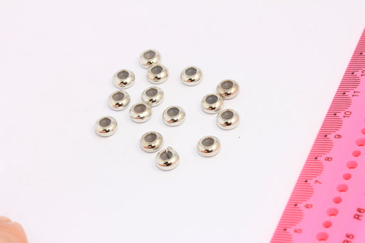 Rhodium Plated Rubber Stopper