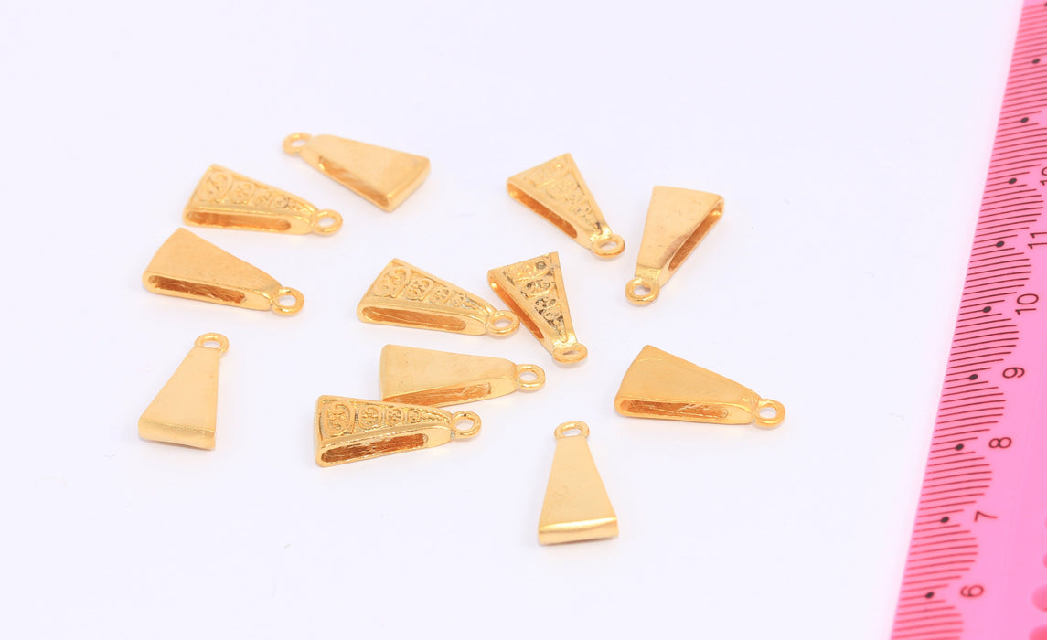 Matt Gold Pendant Bail