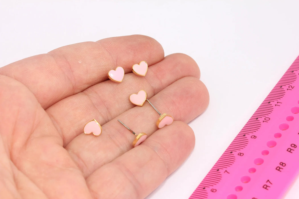 Heart Stud Earrings