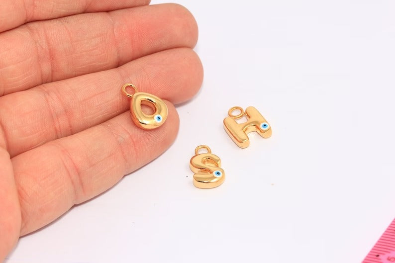 Evil eye alphabet letter