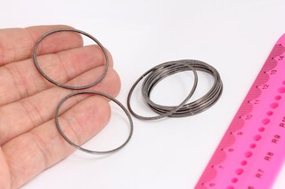 35mm Gunmetal Closed Ring, Connectors, Round Connector, MTE479