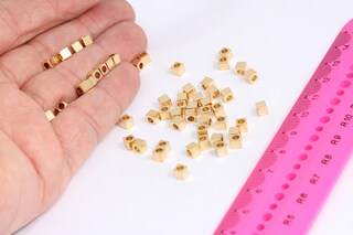 Spacer Beads, Cubes