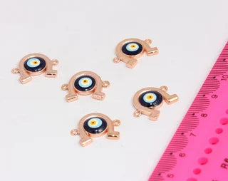15x18mm Gül Altın At Nalı Takıları, Gül Altın, Gül MTE305