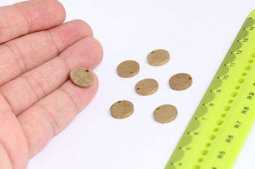 Brass Hammered Coins