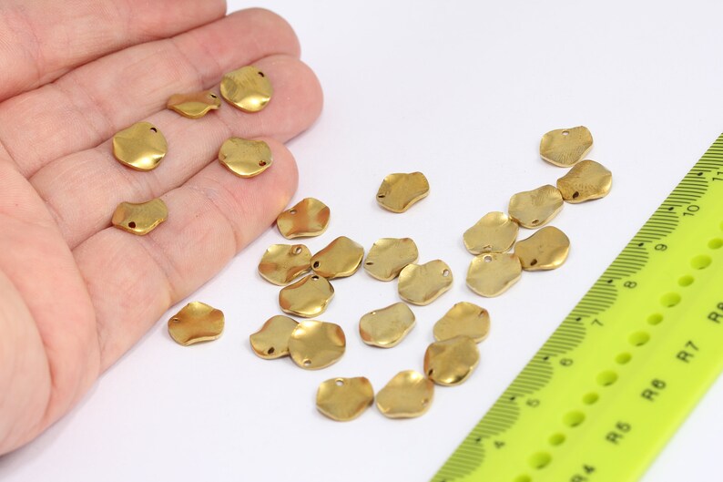 Brass Hammered Disc