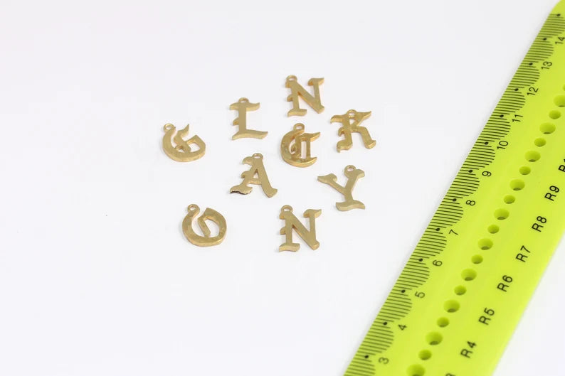 Raw Brass Charms