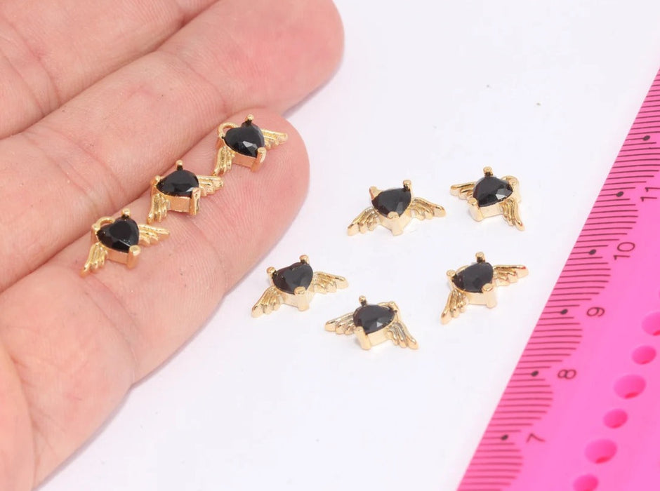Shiny Gold Plated Angel Charms