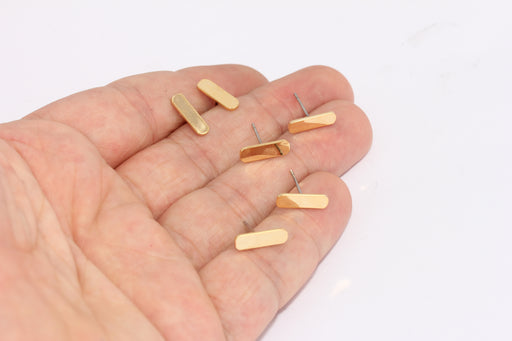 Rectangle Stud Earrings