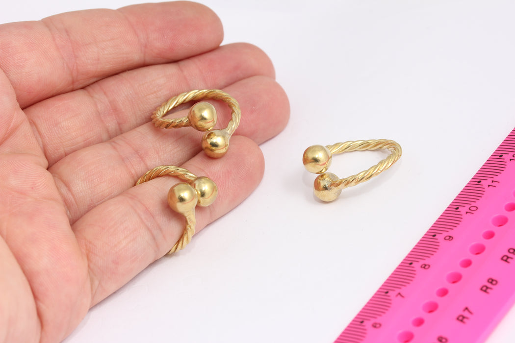 Brass Ball Ring