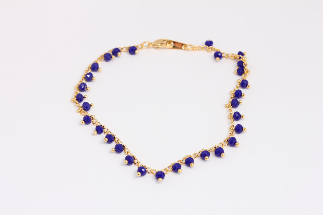 Shiny Gold Rosary Bracelet