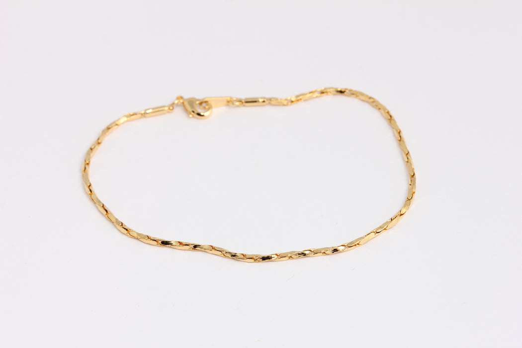 Shiny Gold Snake Bracelet