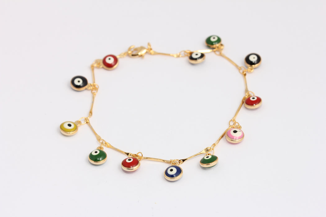 Shiny Gold Beaded Bracelet