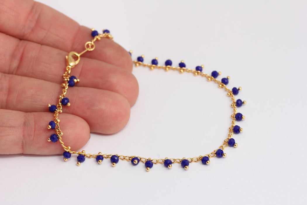 Shiny Gold Rosary Bracelet