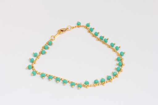 Shiny Gold Rosary Bracelet