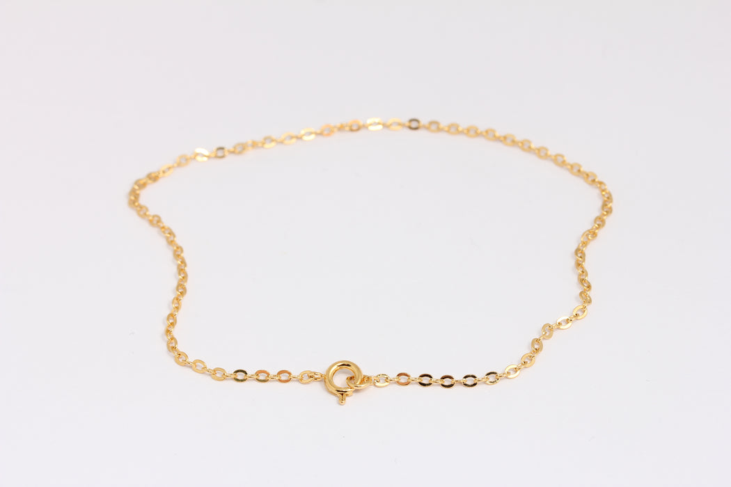 Shiny Gold Cable Bracelet