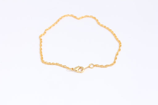 Shiny Gold Rope Bracelet