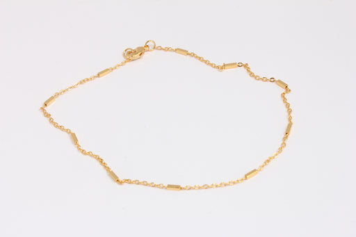 Shiny Gold Cable Bracelet