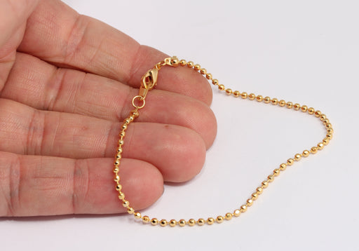 Shiny Gold Ball Bracelet