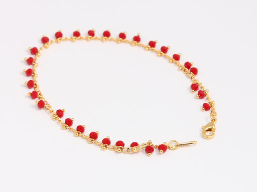 Shiny Gold Rosary Bracelet