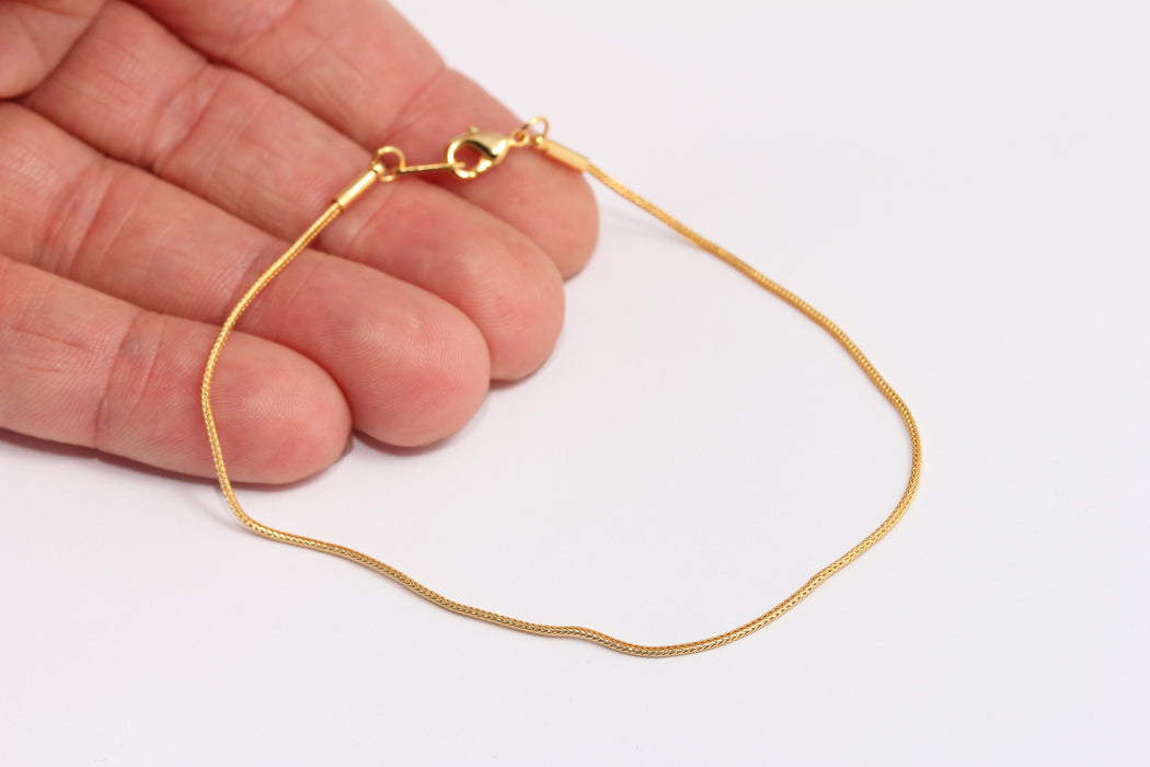 Shiny Gold Snake Bracelet