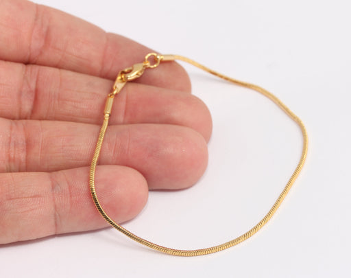 Shiny Gold Snake Bracelet