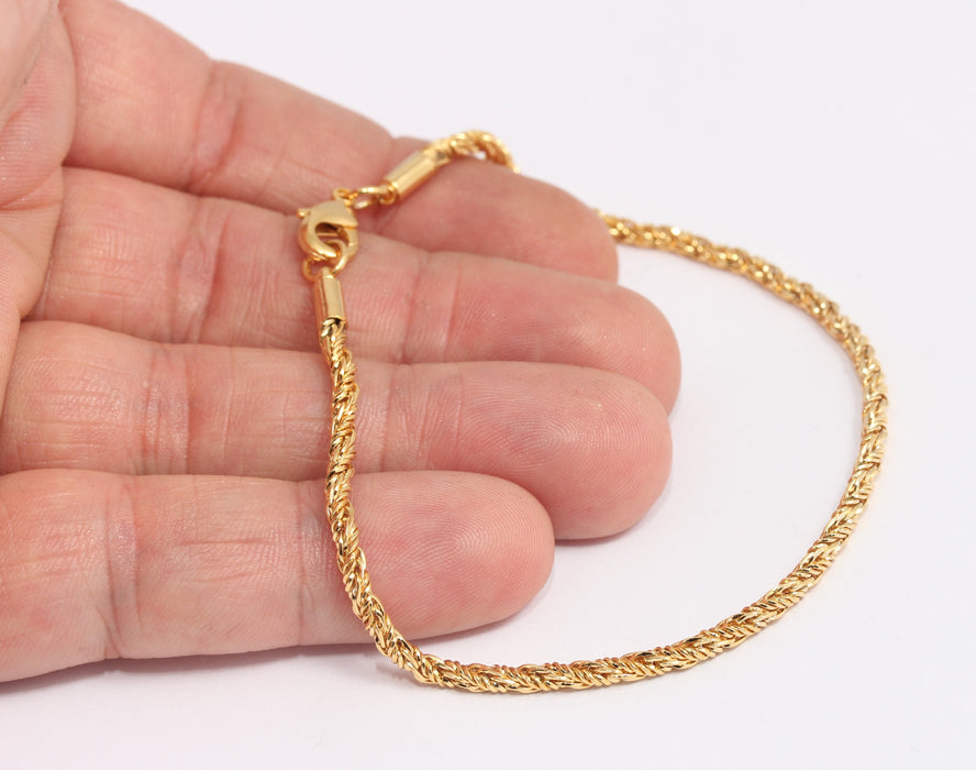 Shiny Gold Snake Bracelet