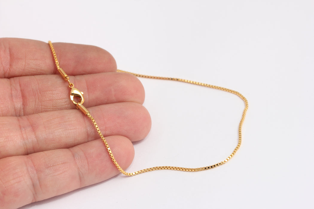 Shiny Gold Cable Anklet