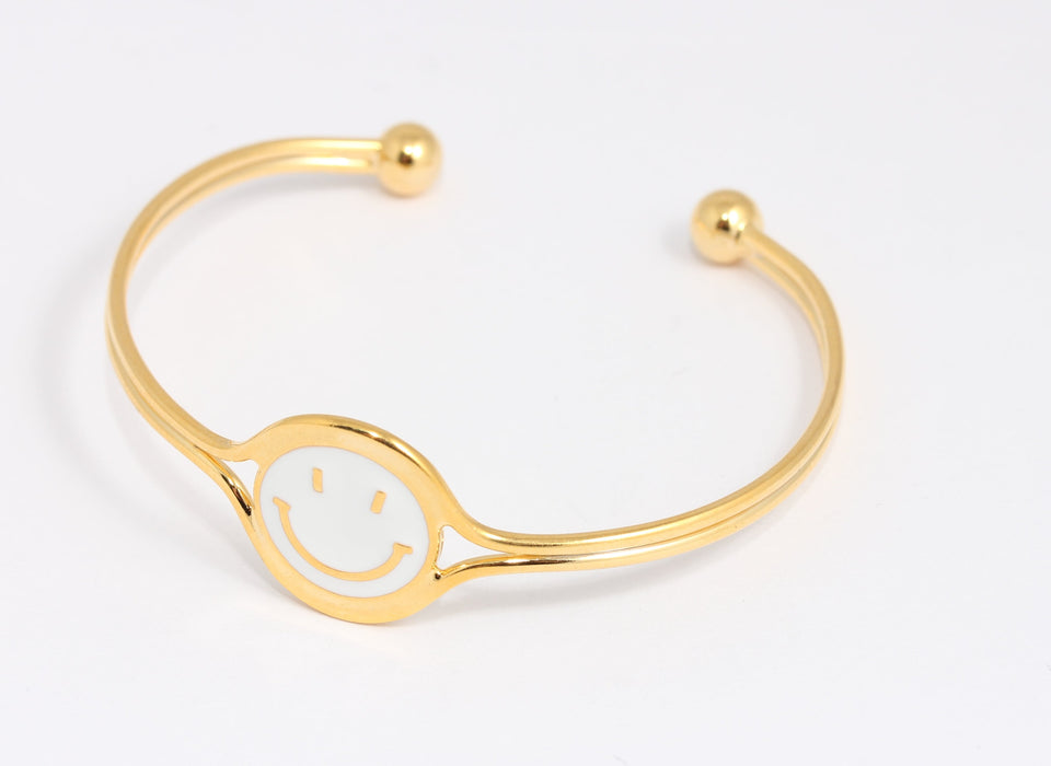 Shiny Gold Smile Cuff