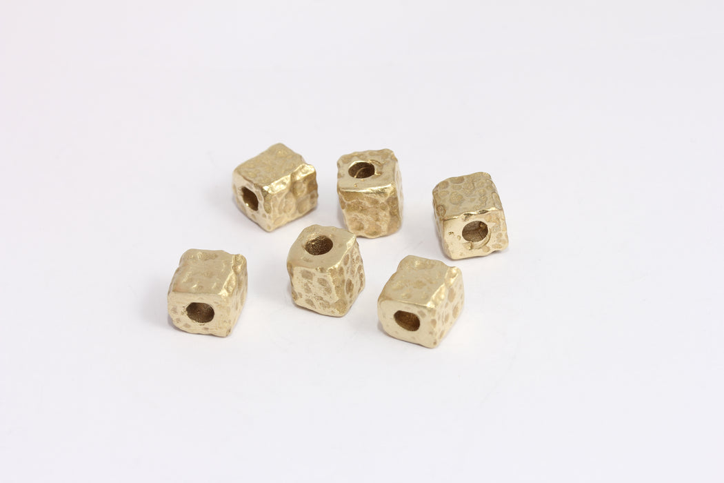 Brass Cube Charms