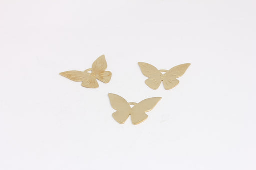 Brass Butterfly Charms