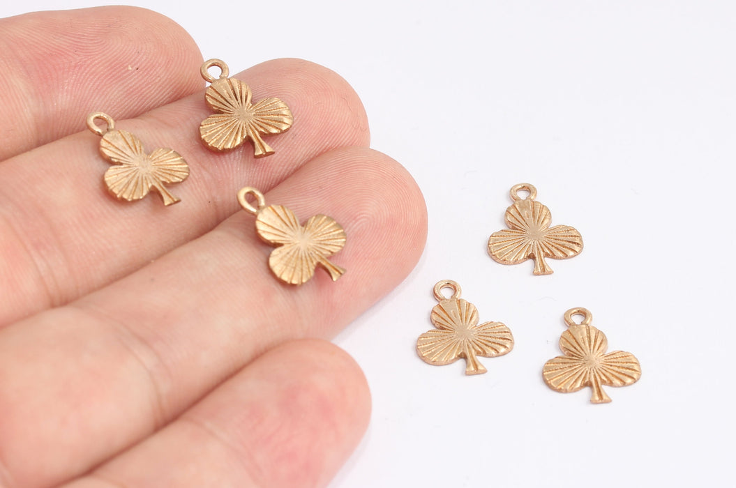 Brass Playing Card Charms