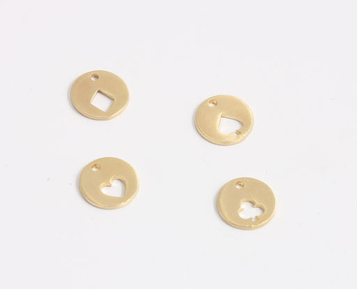 Brass Playing Card Coins