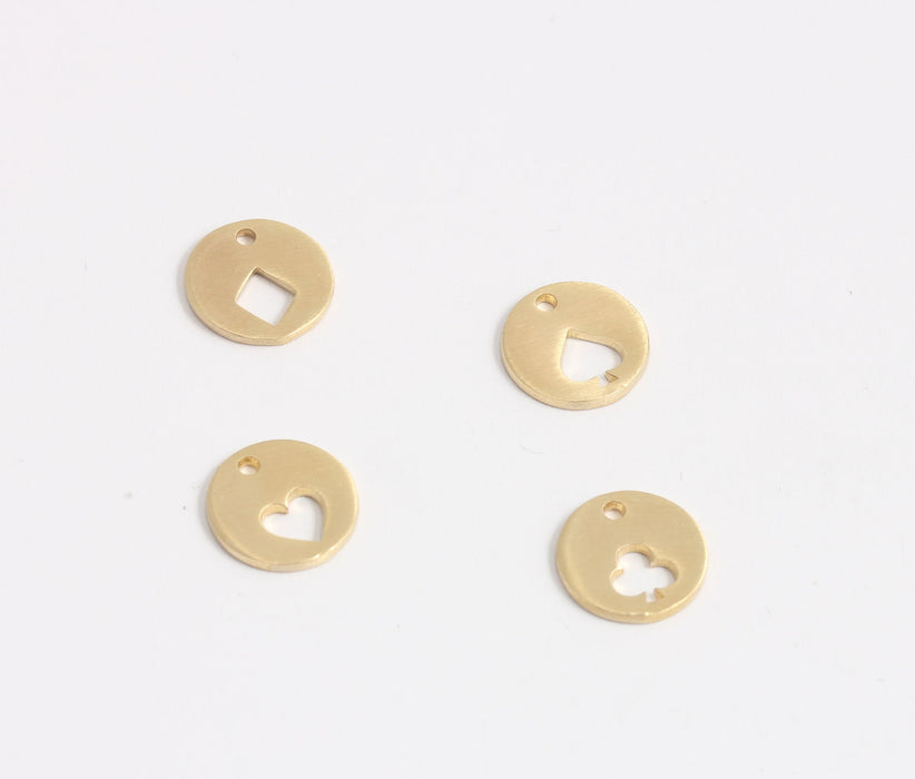 Brass Playing Card Coins