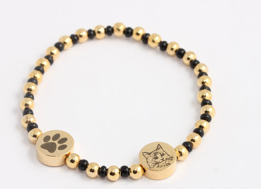 Gold Beaded Bracelet